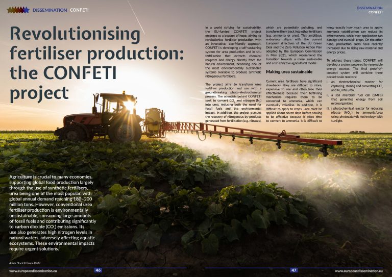 Revolutionising fertiliser production: the CONFETI project